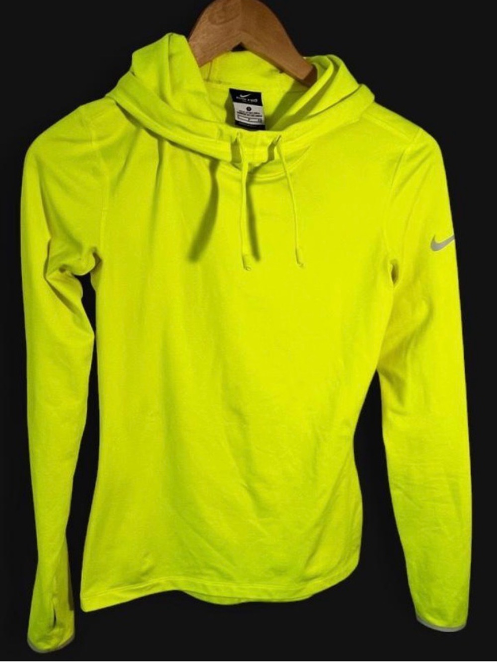 Nike Women’s Neon Yellow Crewneck Hoodie